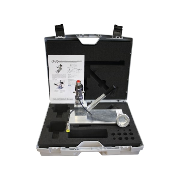 Test Pump with 1/4" NPT Connections, Fine Volume Adjustment Tool and Case.